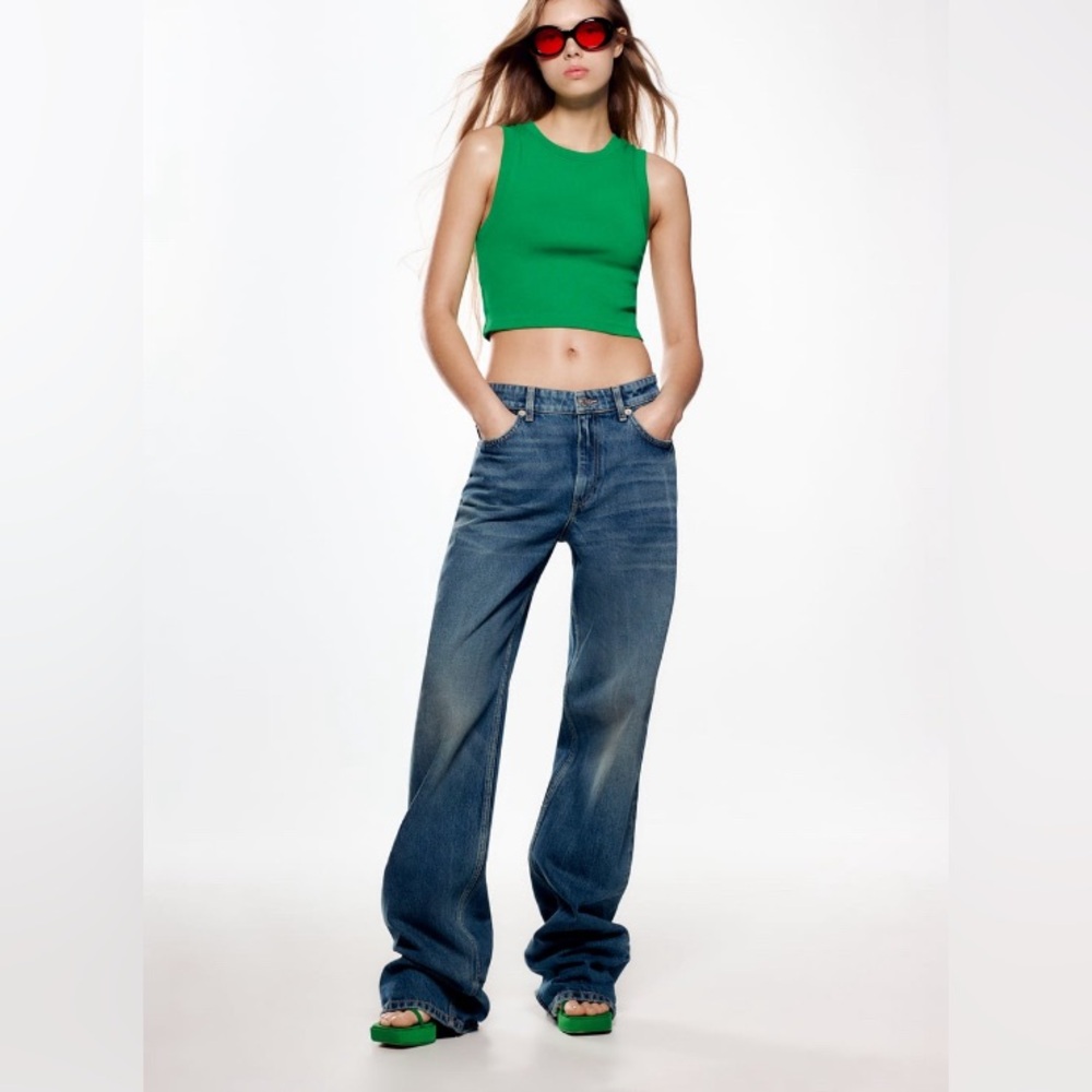 Zara Crop Top Sz L
